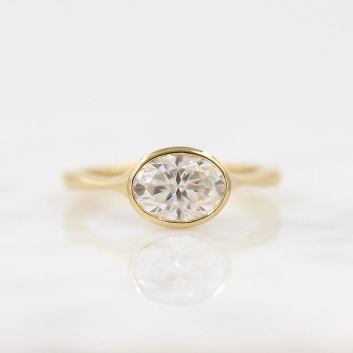 lab grown diamond solitaire ring,