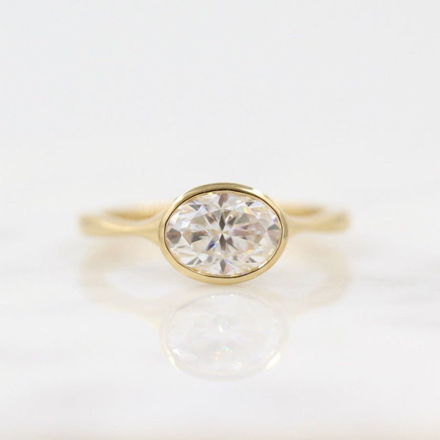 lab grown diamond solitaire ring,