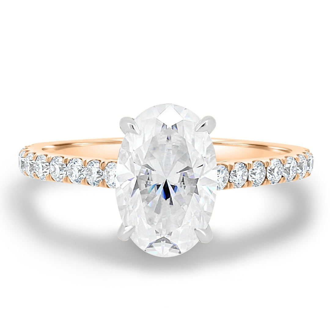 timeless oval diamond proposal ring,