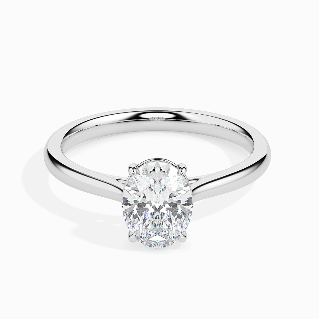 oval diamond engagement ring