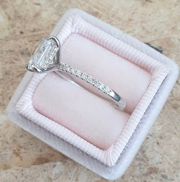 premium lab created diamond ring, fine lab grown jewelry, handcrafted lab diamond ring, modern lab diamond ring, luxury lab diamond engagement ring, responsible luxury jewelry, sustainable bridal ring, conflict free bridal jewelry, forever lab diamond ring,