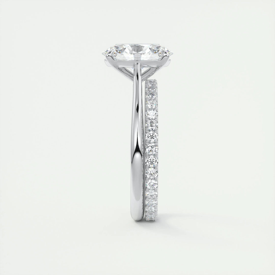 2ct Oval F - VS1 Lab Grown Diamond Solitaire Engagement Ring - Doozy Diamonds