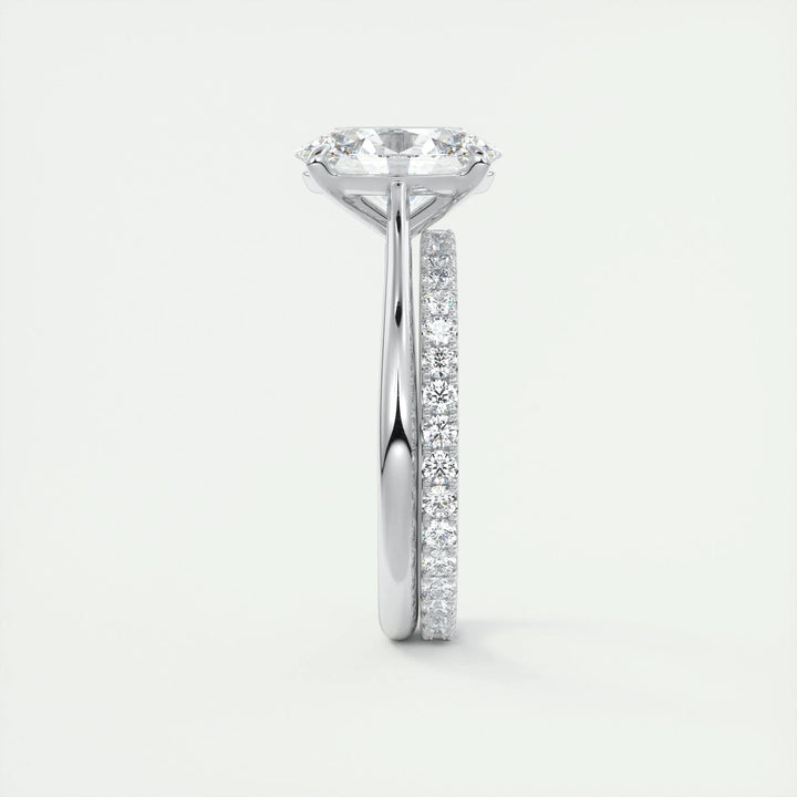 2ct Oval F - VS1 Lab Grown Diamond Solitaire Engagement Ring - Doozy Diamonds