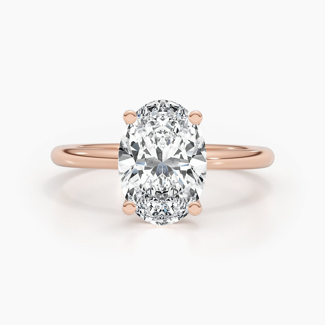 sparkling oval diamond ring,