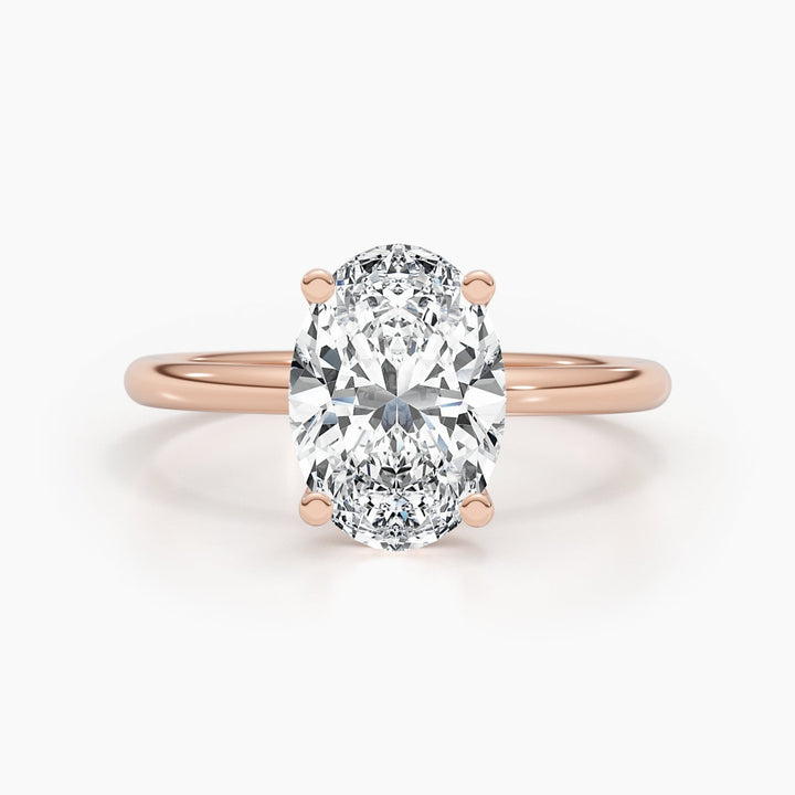 sparkling oval diamond ring,