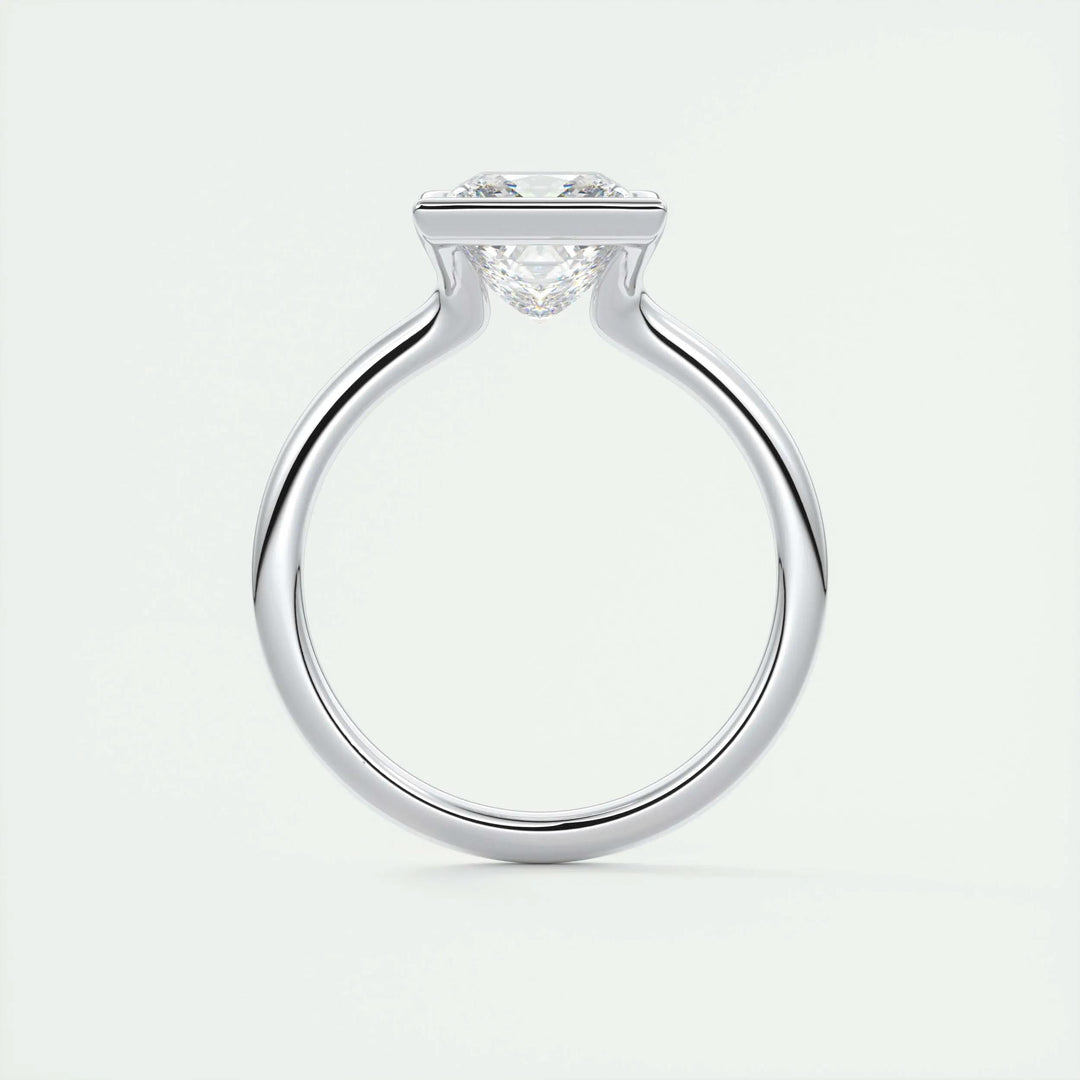 2ct Princess Cut Lab Grown Diamond Solitaire Engagement Ring - Doozy Diamonds