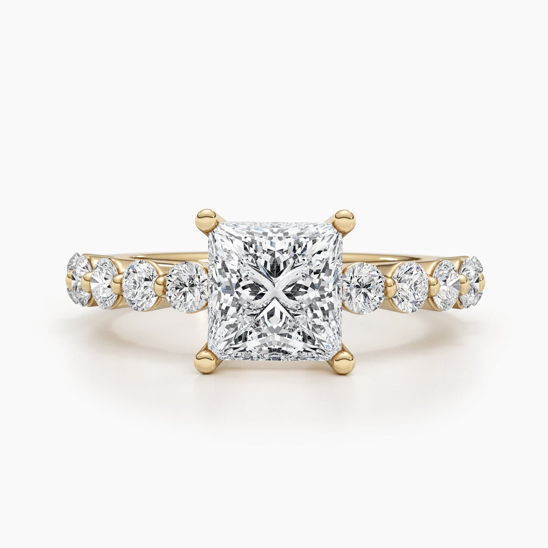 lab grown diamond engagement ring,