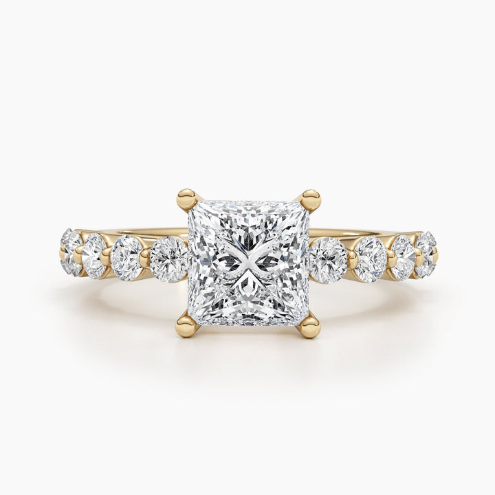 lab grown diamond engagement ring,