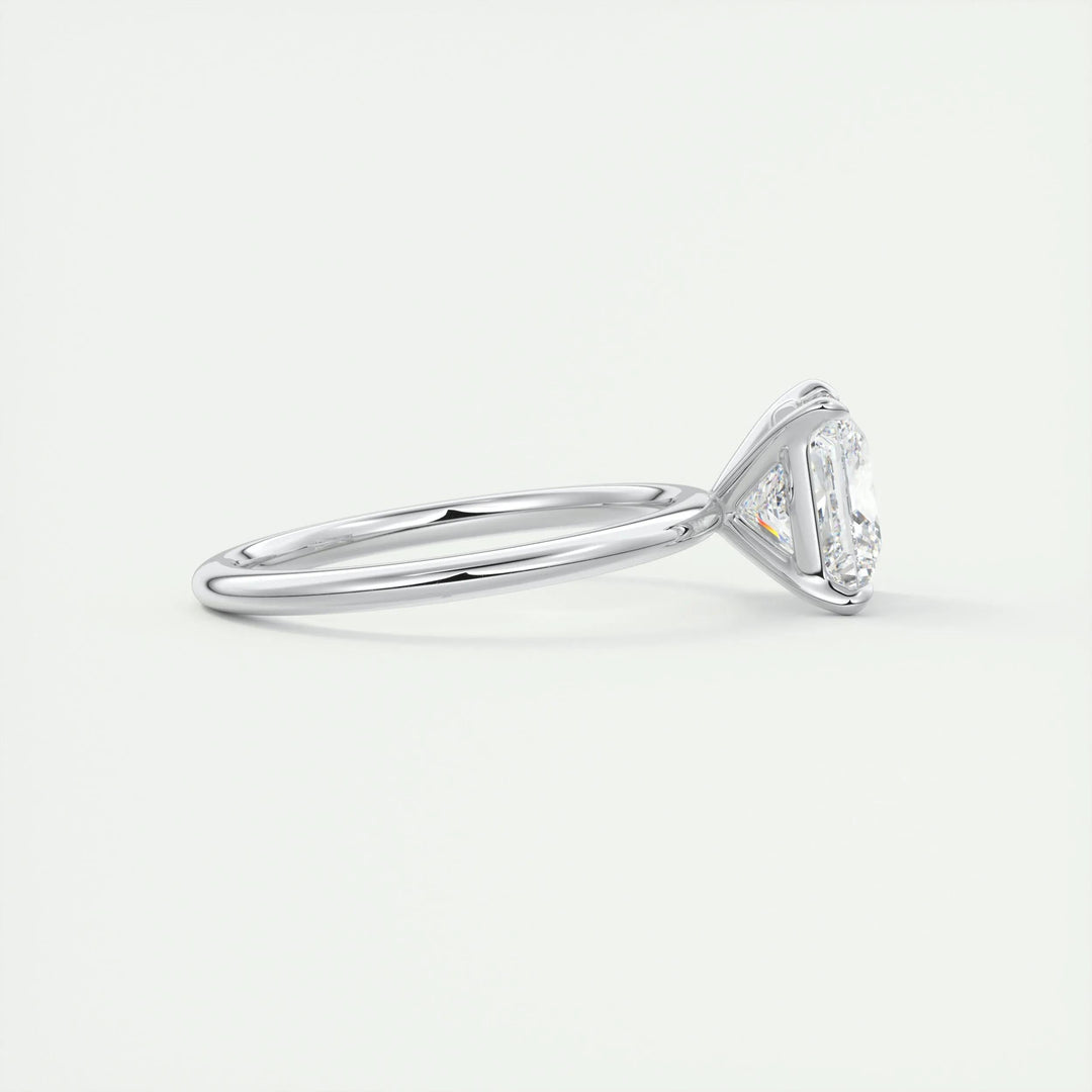 2ct Princess F - VS1 Lab Grown Diamond Solitaire Engagement Ring - Doozy Diamonds