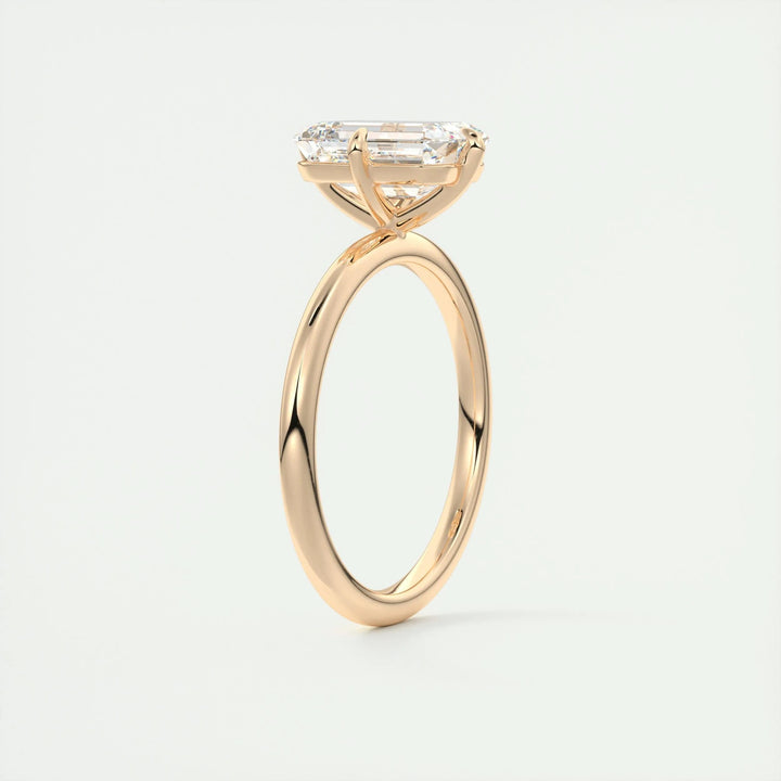 2ct Emerald F - VS1 Lab Grown Diamond Solitaire Engagement Ring - Doozy Diamonds