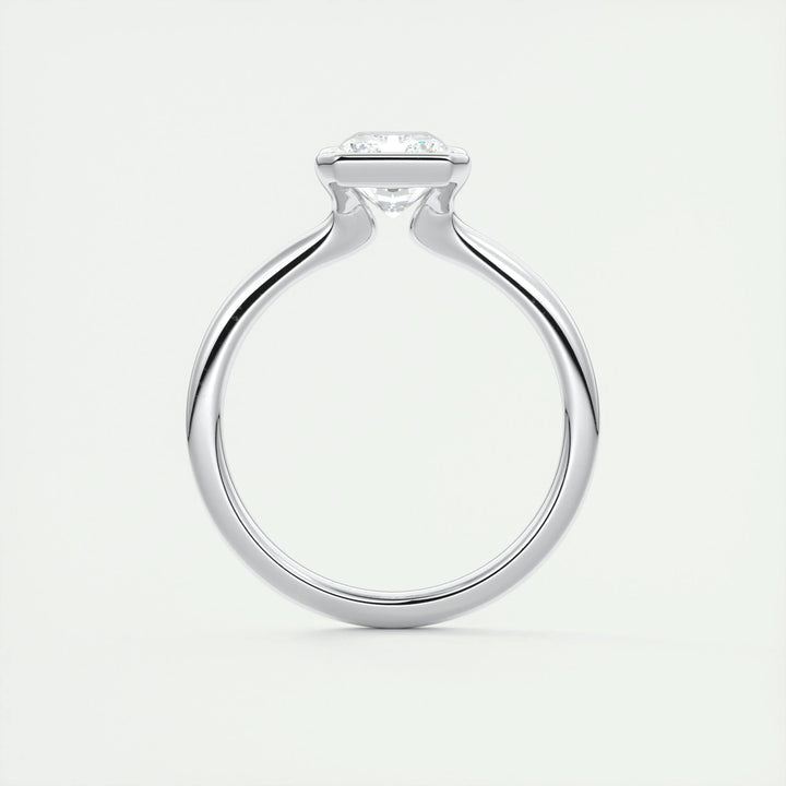 2ct Radiant F - VS1 Lab Grown Diamond Solitaire Engagement Ring - Doozy Diamonds