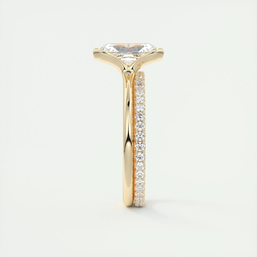 2ct Radiant F - VS1 Lab Grown Diamond Solitaire Engagement Ring - Doozy Diamonds