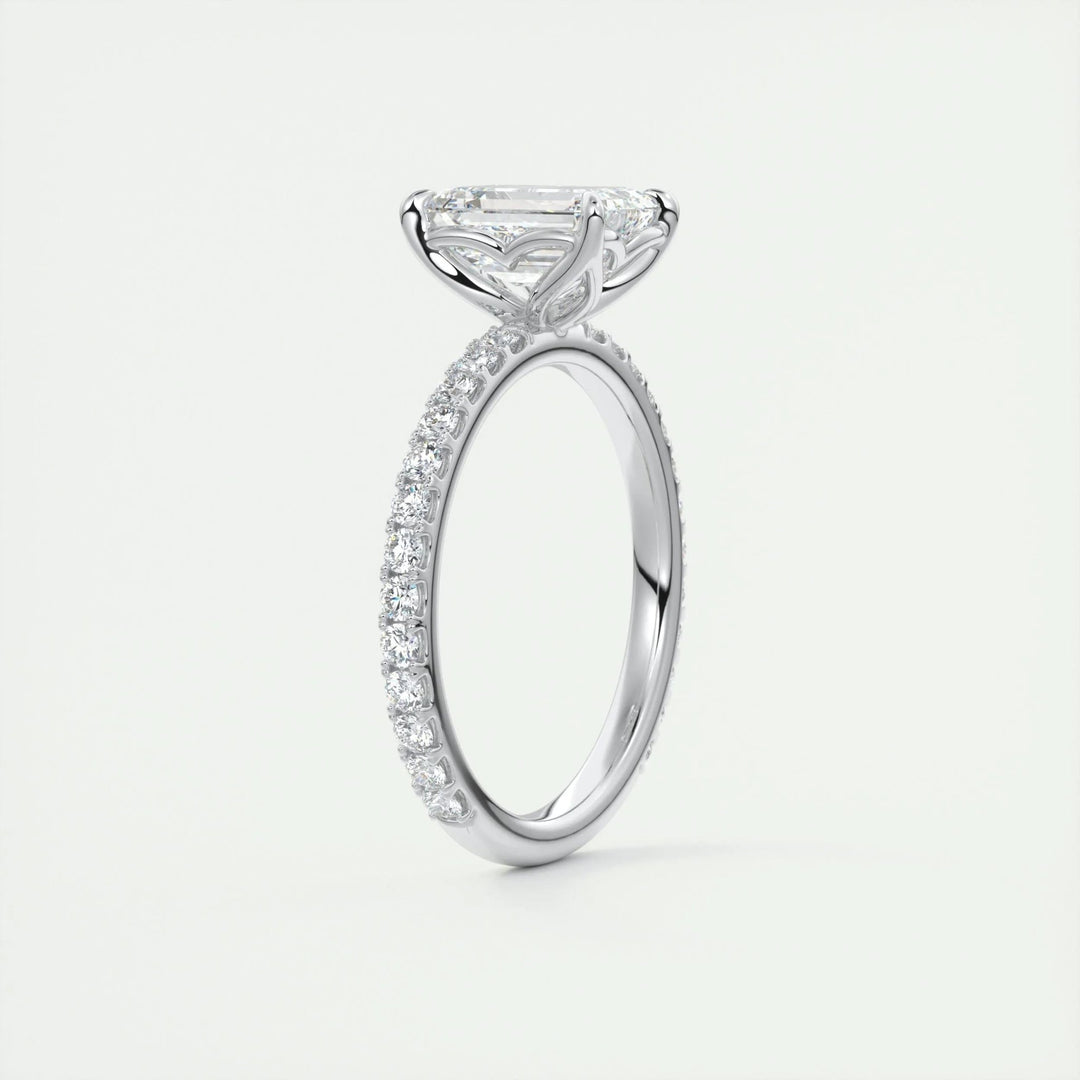 rectangular diamond ring