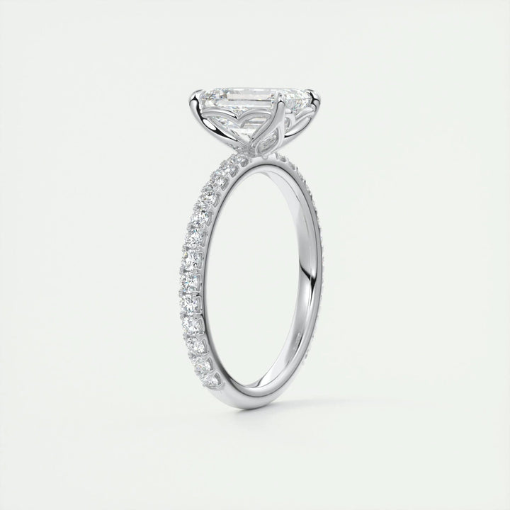 rectangular diamond ring