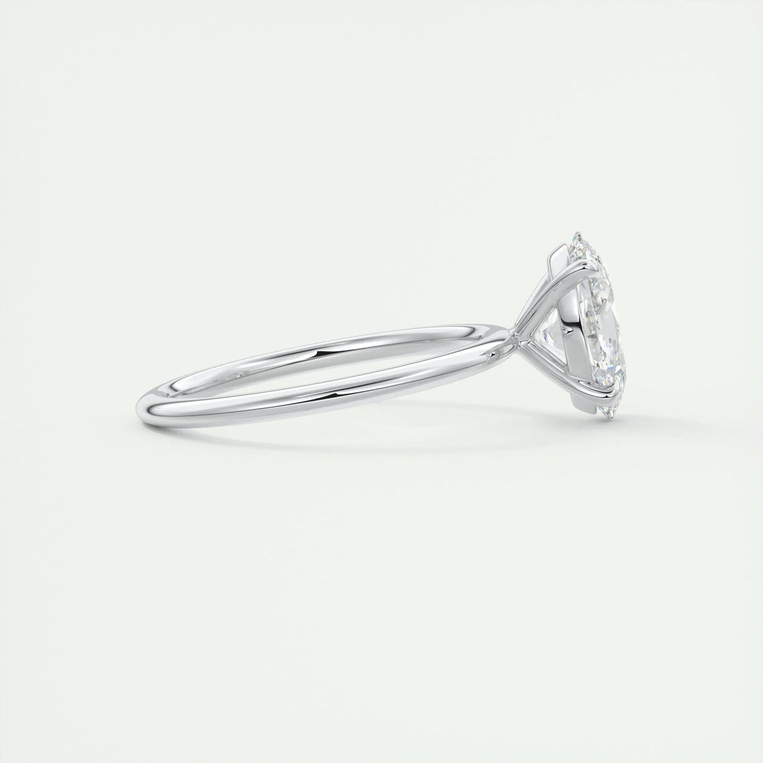 refined engagement ring, premium engagement ring, fine jewelry engagement ring, sophisticated ring setting, signature engagement ring, modern bridal ring, unique bridal ring,