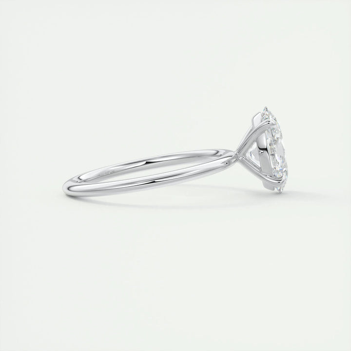 refined engagement ring, premium engagement ring, fine jewelry engagement ring, sophisticated ring setting, signature engagement ring, modern bridal ring, unique bridal ring,