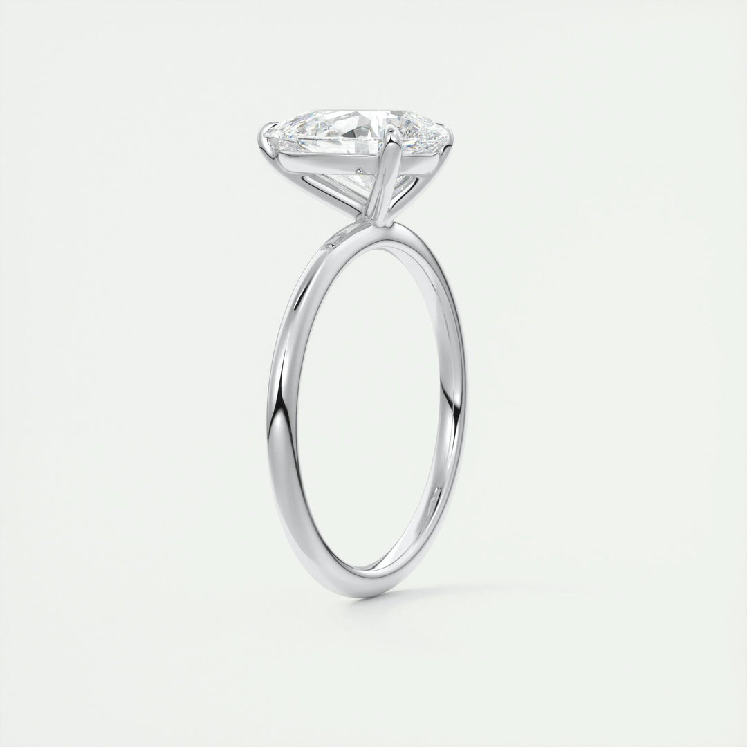 2ct Pear F - VS1 Lab Grown Diamond Solitaire Engagement Ring - Doozy Diamonds