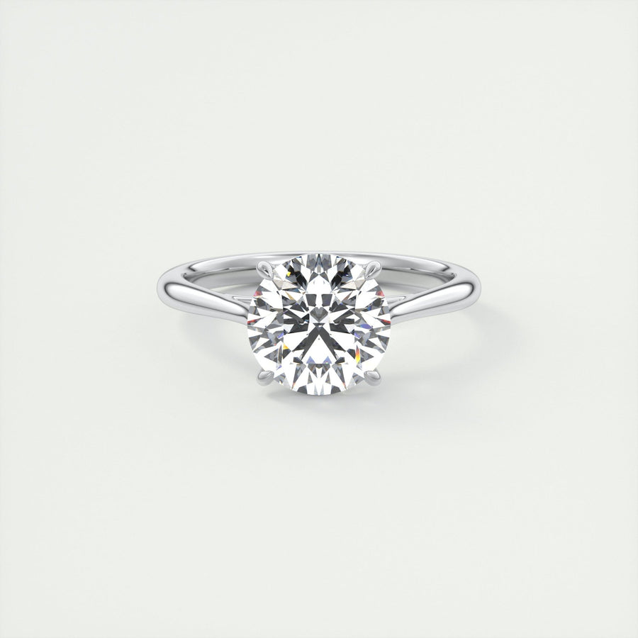 2ct Round F - VS1 Lab Grown Diamond Solitaire Engagement Ring - Doozy Diamonds
