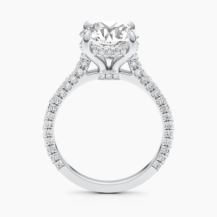 dazzling round diamond ring,