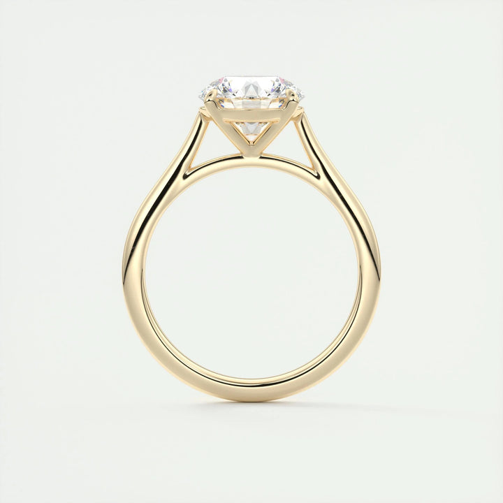 2ct Round F - VS1 Lab Grown Diamond Solitaire Engagement Ring - Doozy Diamonds