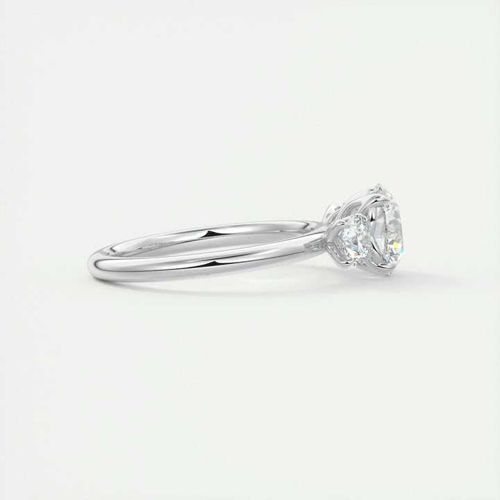 round diamond anniversary ring,