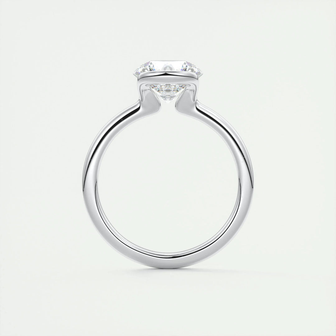 2ct Round Cut F - VS1 Lab Grown Diamond Solitaire Engagement Ring - Doozy Diamonds