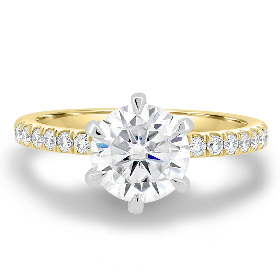 classic bridal diamond ring,