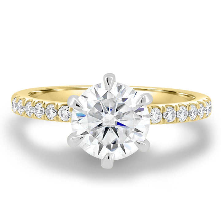 classic bridal diamond ring,