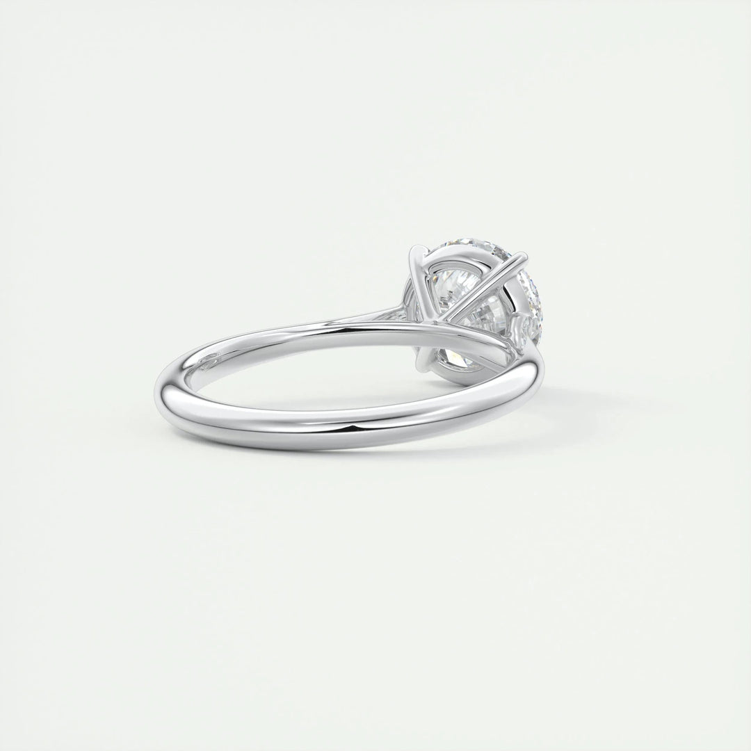 2ct Round F - VS1 Lab Grown Diamond Solitaire Engagement Ring - Doozy Diamonds