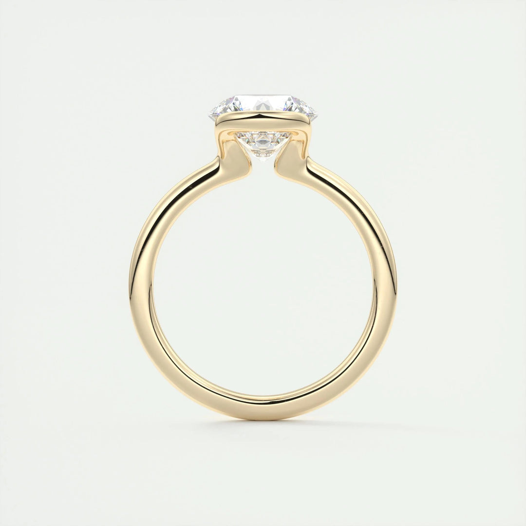 2ct Round Cut F - VS1 Lab Grown Diamond Solitaire Engagement Ring - Doozy Diamonds