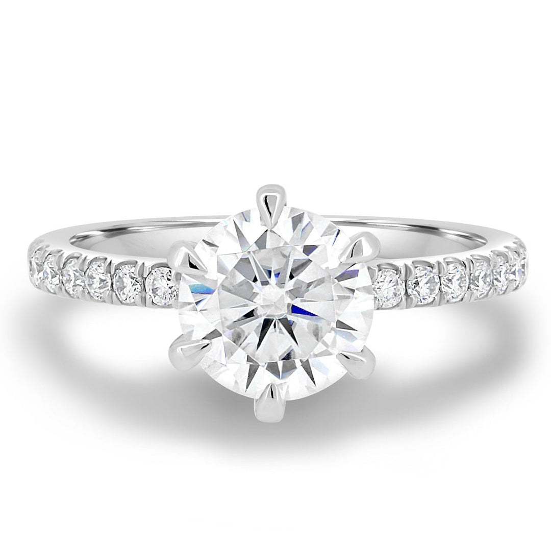 lab grown diamond engagement ring