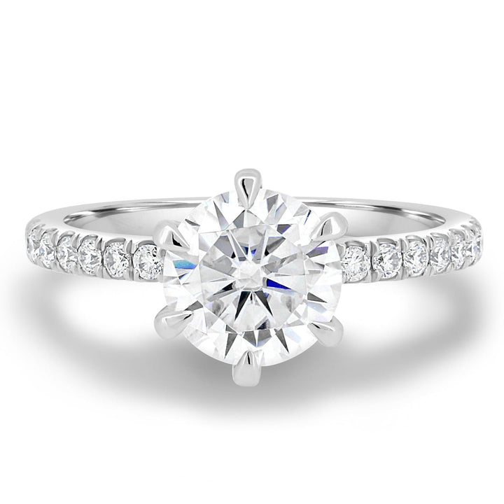 lab grown diamond engagement ring