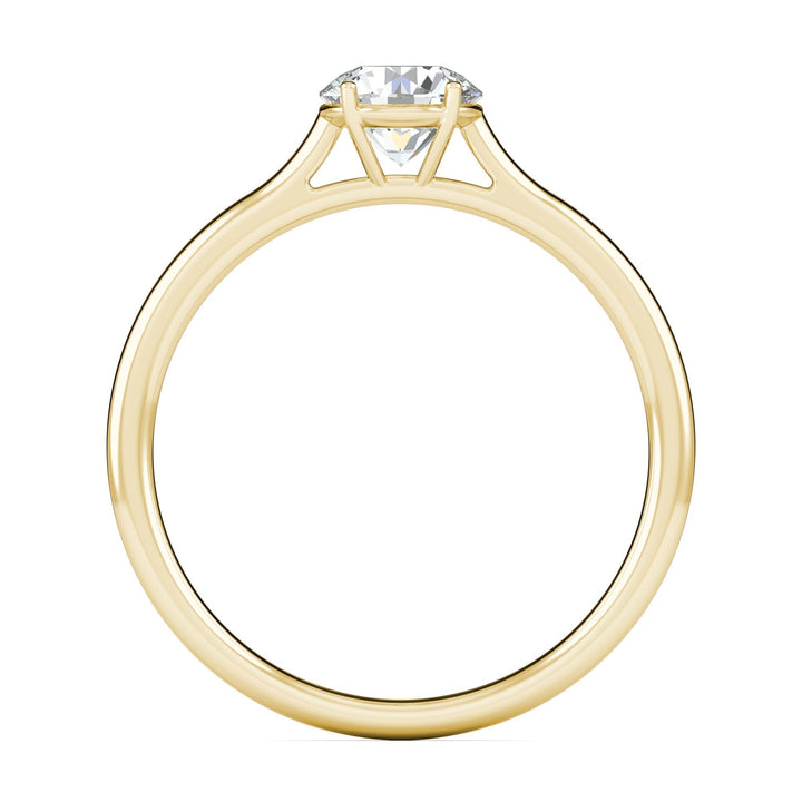 round engagement ring,