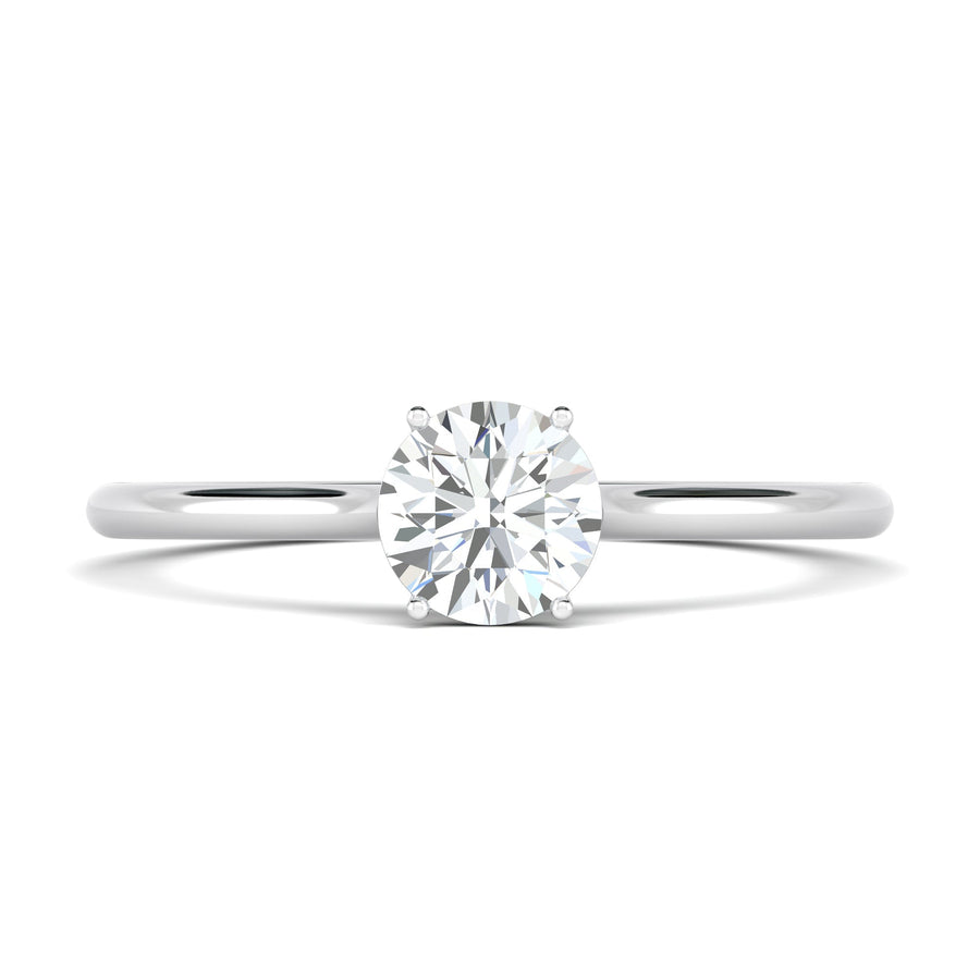 round cut diamond engagement ring,