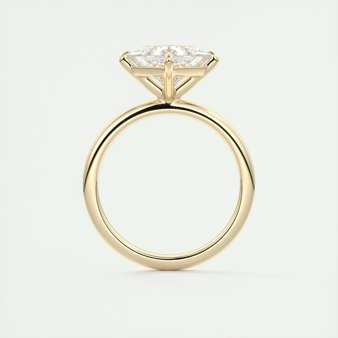 2ct Princess F - VS1 Lab Grown Diamond Solitaire Engagement Ring - Doozy Diamonds