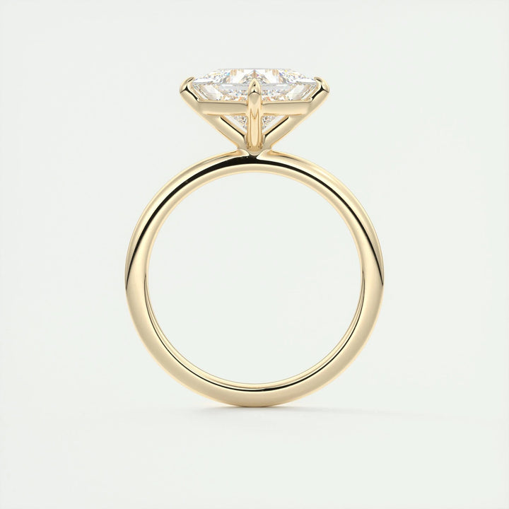 2ct Princess F - VS1 Lab Grown Diamond Solitaire Engagement Ring - Doozy Diamonds