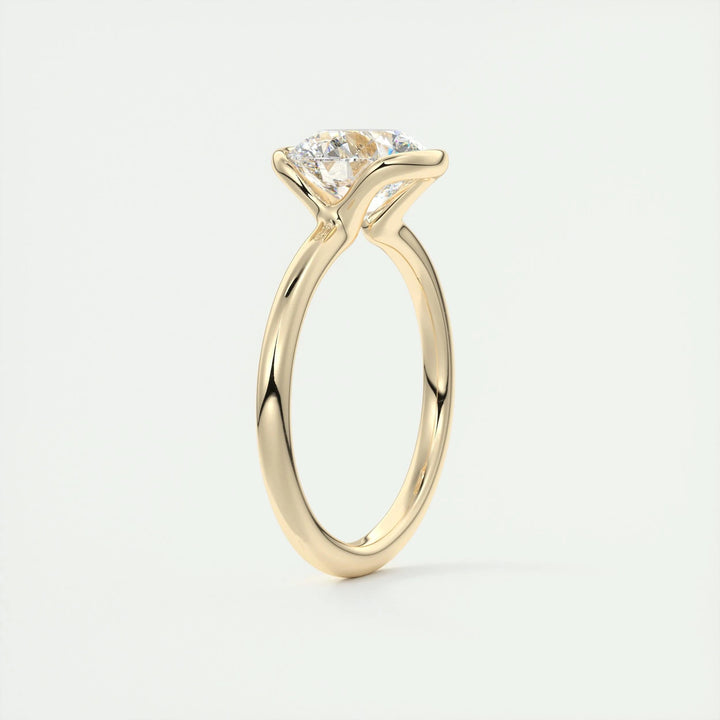 2ct Round Cut F - VS1 Lab Grown Diamond Solitaire Engagement Ring - Doozy Diamonds