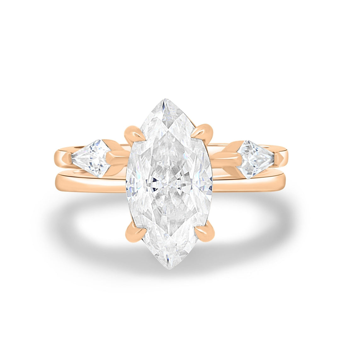 precision cut diamond ring