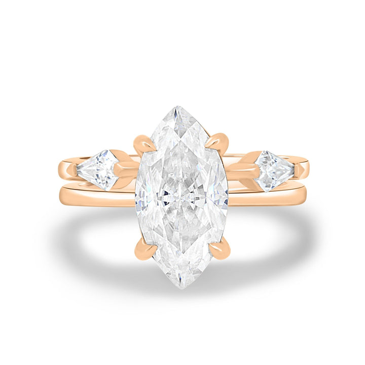 precision cut diamond ring