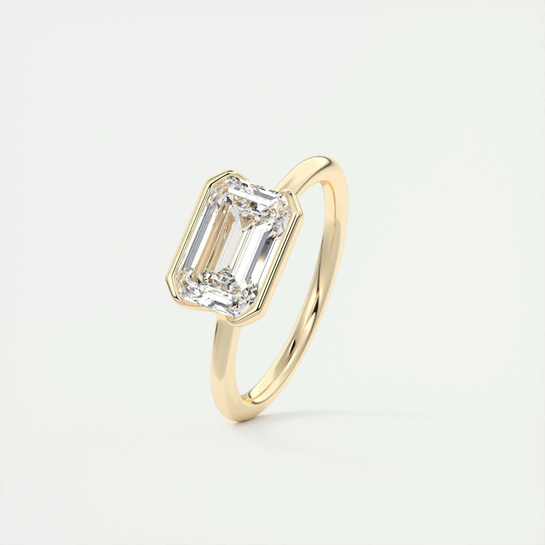 2ct Emerald F - VS1 Lab Grown Diamond Solitaire Engagement Ring - Doozy Diamonds