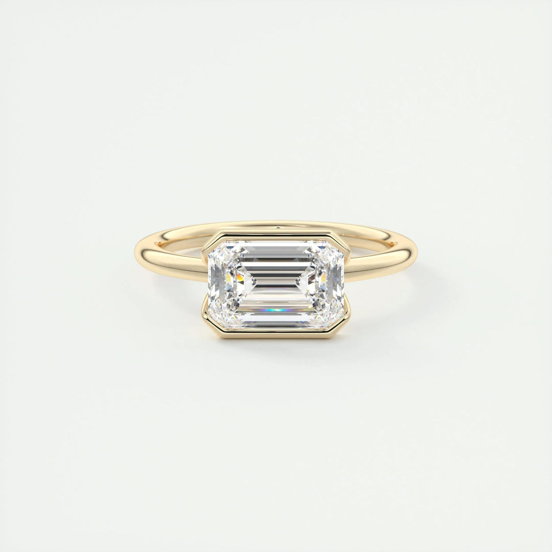 2ct Emerald F - VS1 Lab Grown Diamond Solitaire Engagement Ring - Doozy Diamonds