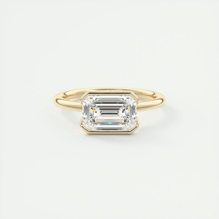 2ct Emerald F - VS1 Lab Grown Diamond Solitaire Engagement Ring - Doozy Diamonds