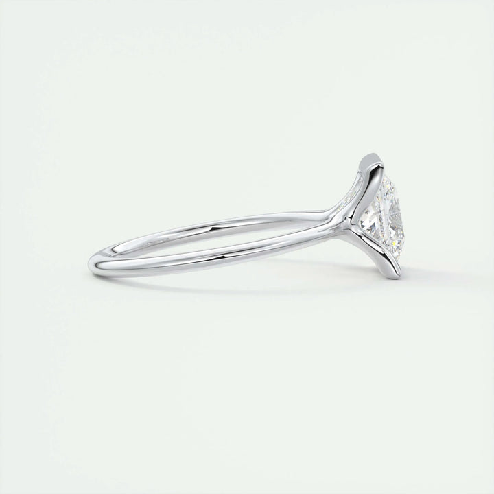 2ct Princess Cut Lab Grown Diamond Solitaire Engagement Ring - Doozy Diamonds