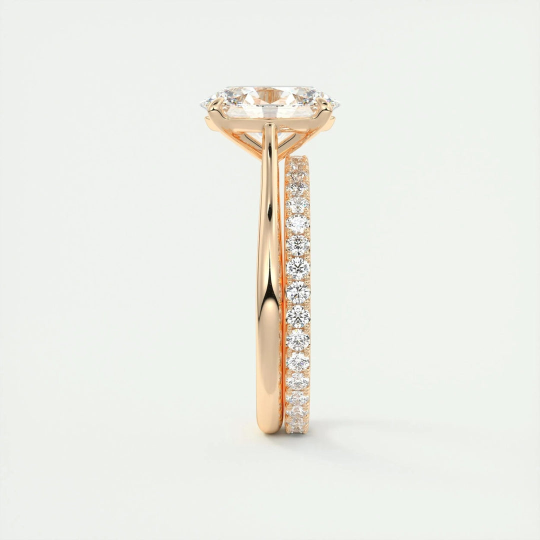 2ct Oval F - VS1 Lab Grown Diamond Solitaire Engagement Ring - Doozy Diamonds