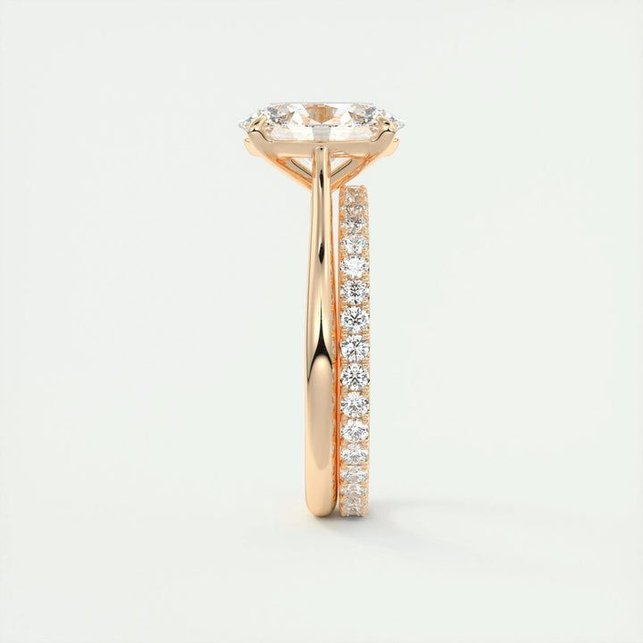 2ct Oval F - VS1 Lab Grown Diamond Solitaire Engagement Ring - Doozy Diamonds