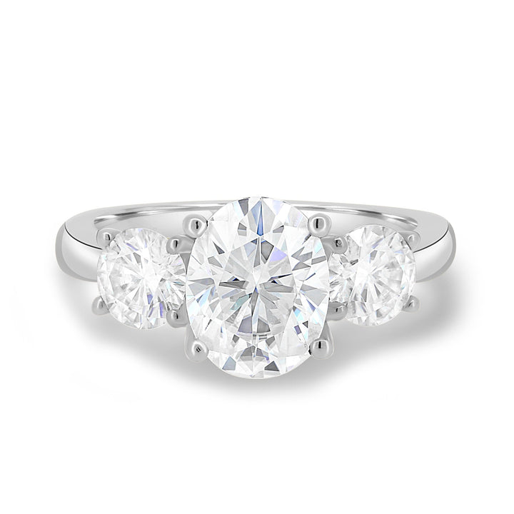 F VS2 diamond engagement ring