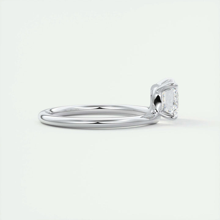 2ct Emerald Cut F - VS1 Lab Grown Diamond Solitaire Engagement Ring - Doozy Diamonds