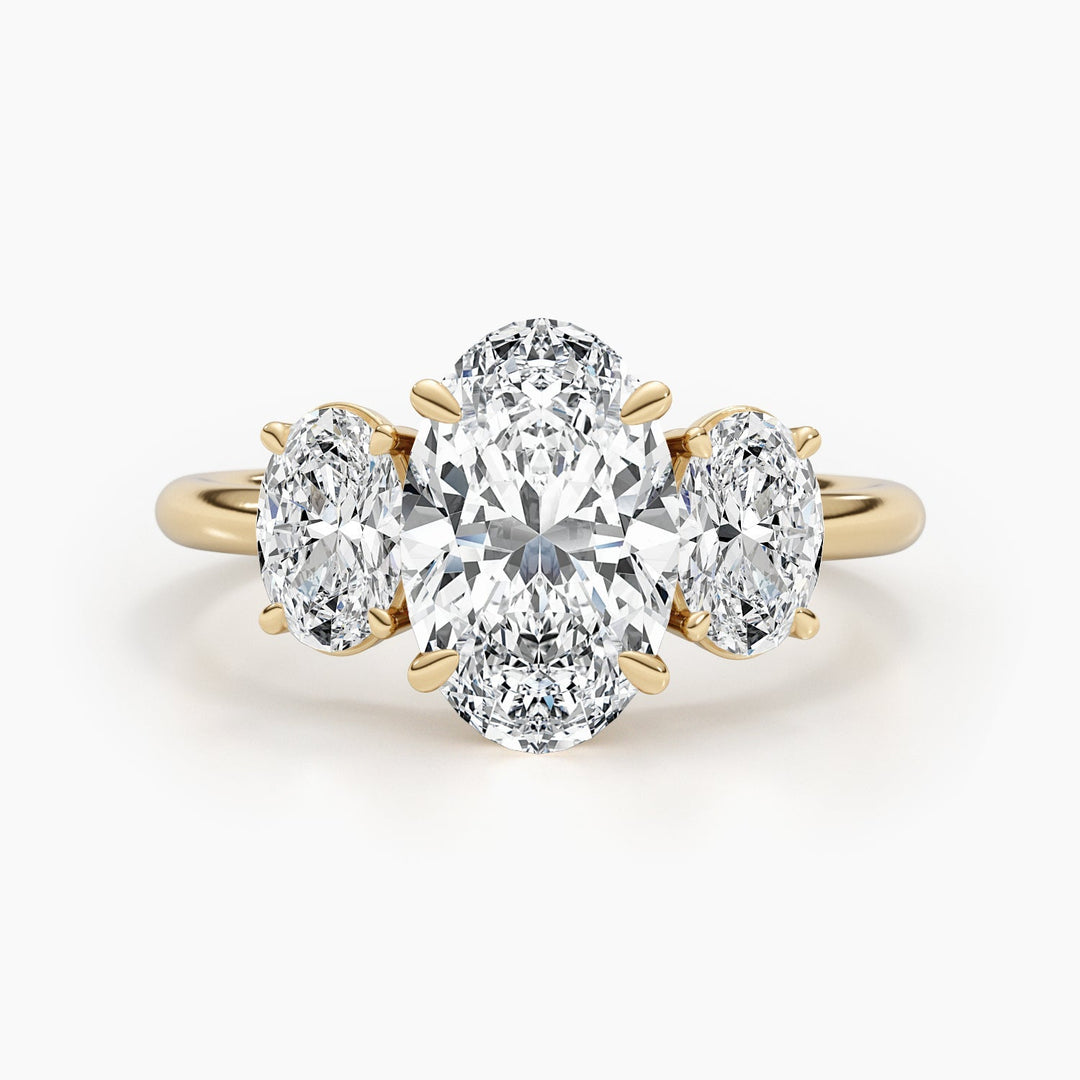 , ethical oval diamond ring