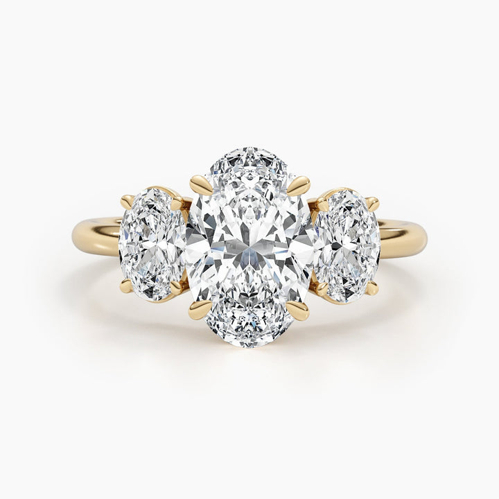 , ethical oval diamond ring