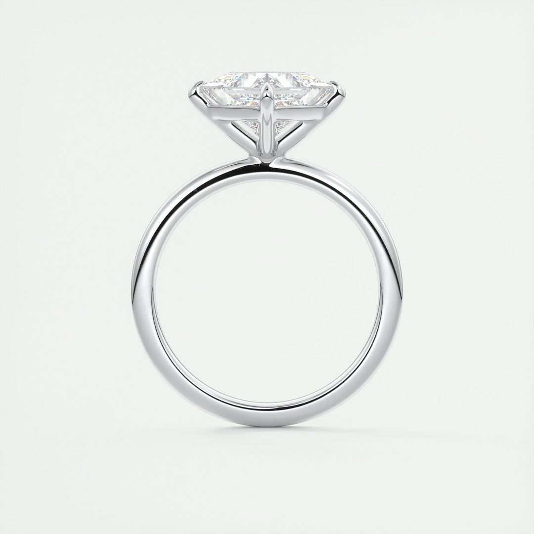 2ct Princess F - VS1 Lab Grown Diamond Solitaire Engagement Ring - Doozy Diamonds
